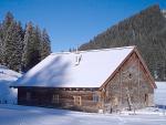 Rakouská horská chalupa Alpin Hütt´n v zimě