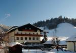 Rakouský hotel Zum Hias v zimě