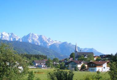 Rakouská obec Bad Vigaun