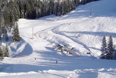 Část lyžařského regionu Dachstein West