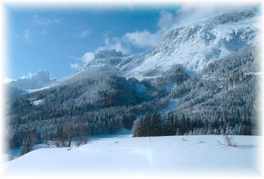 Dachstein West - zimní krajina