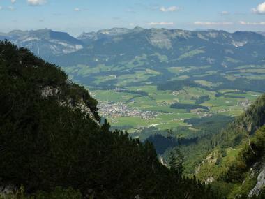 Rakouský region Tennengau v létě