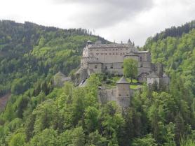 Rakouský hrad Hohenwerfen