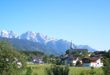Rakouská obec Bad Vigaun