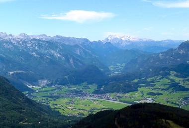 Rakouské městečko Golling an der Salzach
