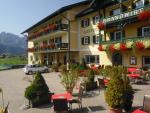 Rakousko, Gosau s hotelem Brandwirt